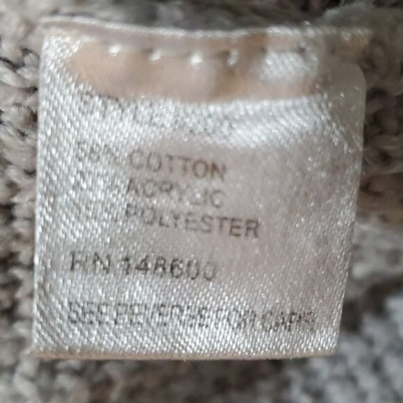 Sweater 41 Hawthorn Cowl Neck Cable Knit CREAM WOMEN'S WOMAN'S SIZE Medium - Picture 8 of 9